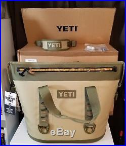 Yeti Hopper Two 30 Rugged Leakproof Cooler & SideKick / Field Tan / Blaze Orange