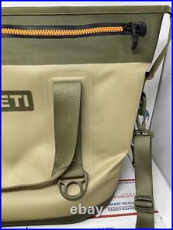 Yeti Hopper Two 30 Soft Sided Cooler Shoulder Bag / Green, Tan and Orange