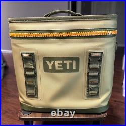 Yeti Hopper flip 12, RARE limited edition Tan/Blaze Soft sided cooler