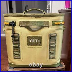 Yeti Hopper flip 12, RARE limited edition Tan/Blaze Soft sided cooler