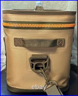 Yeti Hopper flip 12, RARE limited edition Tan/Blaze Soft sided cooler