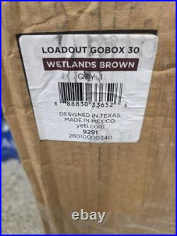 Yeti Loadout Go Box 30Wetlands Brown LimitedEdition #6102 Sealed In ORIGINALBOX