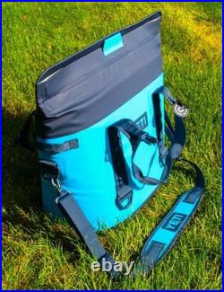 Yeti M30 Hopper Portable Soft Cooler Big Blue Wave w MagShield Access