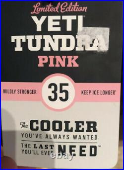 Yeti PINK Tundra 35 Cooler LIMITED EDITION NEW sealed box-2017 NOS Hard to find