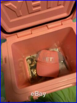 Yeti Pink Limited Edition Roadie 20 Cooler BRAND NEW With Hat