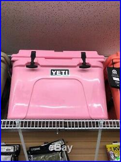 Yeti Pink Limited Edition Tundra 35 Cooler withHat BRAND NEW