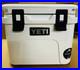 Yeti Roadie 15 Hard Ice Camping Cooler With Double Duty Black Strap White Color