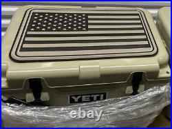 Yeti Roadie 20 Cooler Desert Tan NEW FAIRLIFE MILK withTags And US Flag Cushion