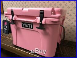 Yeti Roadie 20 Cooler LIMITED EDITION PINK BRAMD NEW IN BOX HAT INCLUDED
