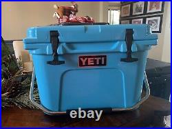 Yeti Roadie 20 Cooler Reef Blue Rare Very Good Used Condition
