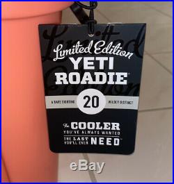 Yeti Roadie 20 Coral Limited Edition Cooler New Unregistered