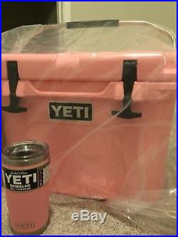 Yeti Roadie 20 cooler PINK And Rambler FREE Shipping