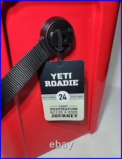 Yeti Roadie 24 Cooler Rescue Red- FAST SHIPPING