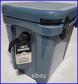 Yeti Roadie 24 Cooler new in box Nordic Blue- FAST SHIPPING
