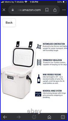 Yeti Roadie 24 Hard Cooler White