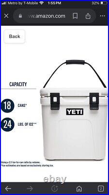 Yeti Roadie 24 Hard Cooler White