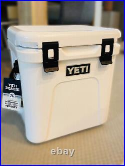 Yeti Roadie 24 Hard Cooler, White Free Shipping