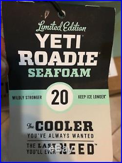 Yeti Roadie Limited Edition Seafoam Green Cooler Brand New 20 Qt