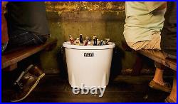 Yeti Tank 45 withBarrel/Tub/Bucket White Beverage/Drink Ice Cooler