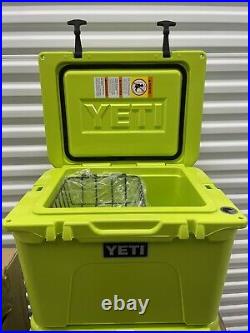 Yeti Tundra 35 Chartreuse Cooler NEW In Box RARE Discontinued -No Tag -Last One