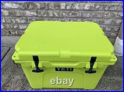 Yeti Tundra 35 Hard Cooler Chartreuse RARE Excellent Condition SEE PICS