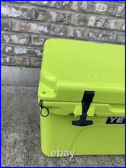 Yeti Tundra 35 Hard Cooler Chartreuse RARE Excellent Condition SEE PICS