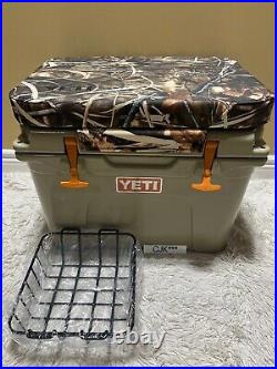 Yeti Tundra 35 Hard Cooler? Custom Desert Tan+camo Max 4+burnt Orange Latch Kit
