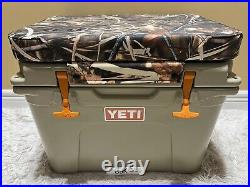 Yeti Tundra 35 Hard Cooler? Custom Desert Tan+camo Max 4+burnt Orange Latch Kit