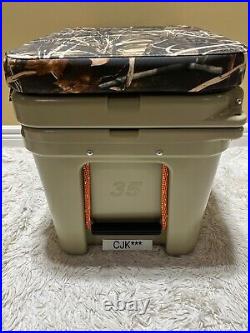 Yeti Tundra 35 Hard Cooler? Custom Desert Tan+camo Max 4+burnt Orange Latch Kit
