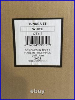Yeti Tundra 35 Hard White Cooler (NEW in Box)