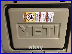 Yeti Tundra 35 Tan Hard Cooler (uncludes Dry Goods Basket)