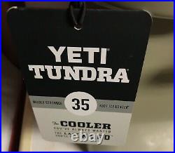 Yeti Tundra 35 Tan Hard Cooler (uncludes Dry Goods Basket)