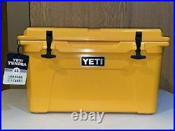 Yeti Tundra 45 Alpine Yellow Cooler Read