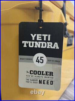 Yeti Tundra 45 Alpine Yellow Hard Cooler Limited Edition Rare Brand New