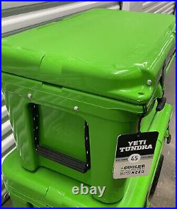 Yeti Tundra 45 Canopy GREEN Cooler -HULK! Awesome New With Tag -LIME LAST 1