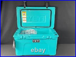 Yeti Tundra 45 Cooler 8.7 Gal 28 Can Capacity Limited Aquifer Blue New Read