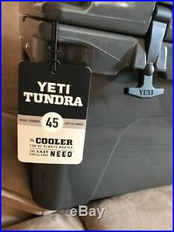 Yeti Tundra 45 Cooler Ice Chest Charcoal Grey