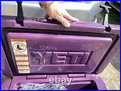 Yeti Tundra 45 Cooler new in box Nordic Purple- FAST SHIPPING Read