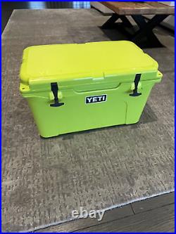 Yeti Tundra 45 Hard Cooler Chartreuse Discontinued Color UNUSED