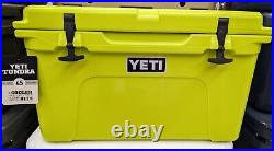 Yeti Tundra 45 Hard Cooler Chartreuse NEW Limited Edition