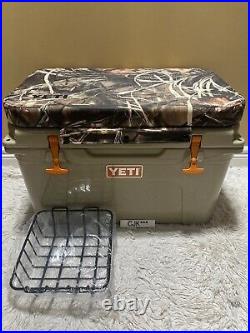 Yeti Tundra 45 Hard Cooler? Custom Desert Tan+camo Max 4+burnt Orange Latch Kit