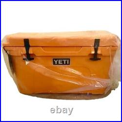 Yeti Tundra 45 Hard Cooler in King Crab Orange KCO with Dry Goods Basket Retired