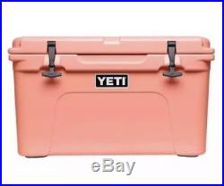 Yeti Tundra 45 QT Cooler With Basket Coral YT45C Limited Edition New Retail $349