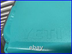 Yeti Tundra 45 RARE Aquifer Blue Teal Cooler EUC Nice Slight Dip In Lid