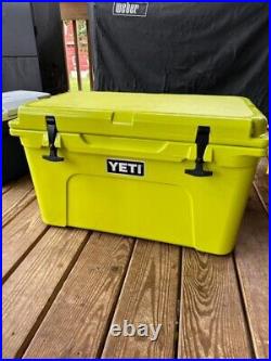 Yeti Tundra 45 hard Cooler chartreuse green Very Rare. Fast Shipping