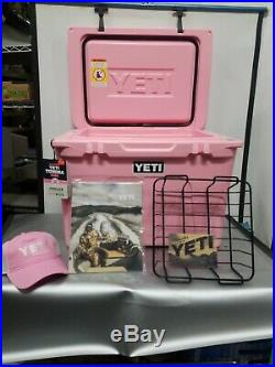 Yeti Tundra 50 Cooler PINK LIMITED EDITION BRAND NEW! Includes pink Yeti hat