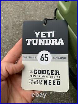 Yeti Tundra 65 Cooler Highlands Olive LIMITED EDITION New With Tags