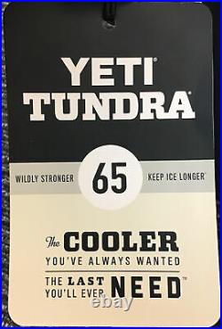 Yeti Tundra 65 Hard Cooler 2428 Navy 13 Gallons 42 Cans 52lbs. Ice New