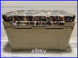Yeti Tundra 65 Hard Cooler? Custom-desert Tan+camo Max 4+burnt Orange Latch Kit