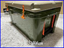 Yeti Tundra 65 Hard Cooler? Custom-high Country Tribute-olive/tan/blaze